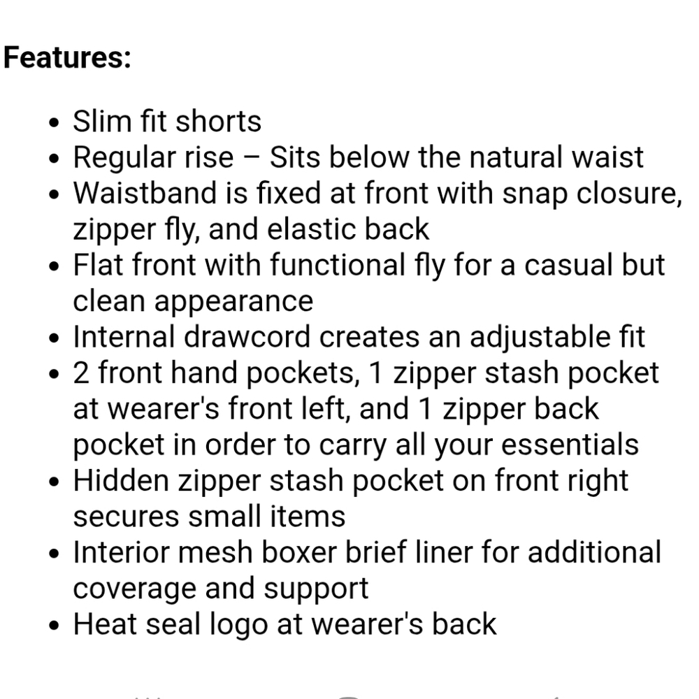 VRST Men's 5" Resort Short. NWT. - Picture 3 of 8